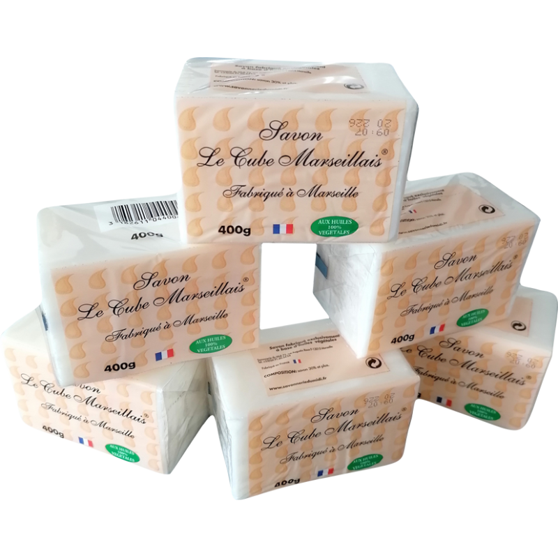 SAVON LE CUBE MARSEILLAIS 400 g